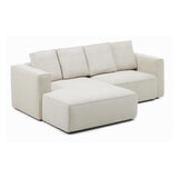 Kave Home 3-zits Slaapbank 'Marela' Links, 236cm, kleur Beige