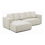 Kave Home 3-zits Slaapbank 'Marela' Links, 276cm, kleur Beige