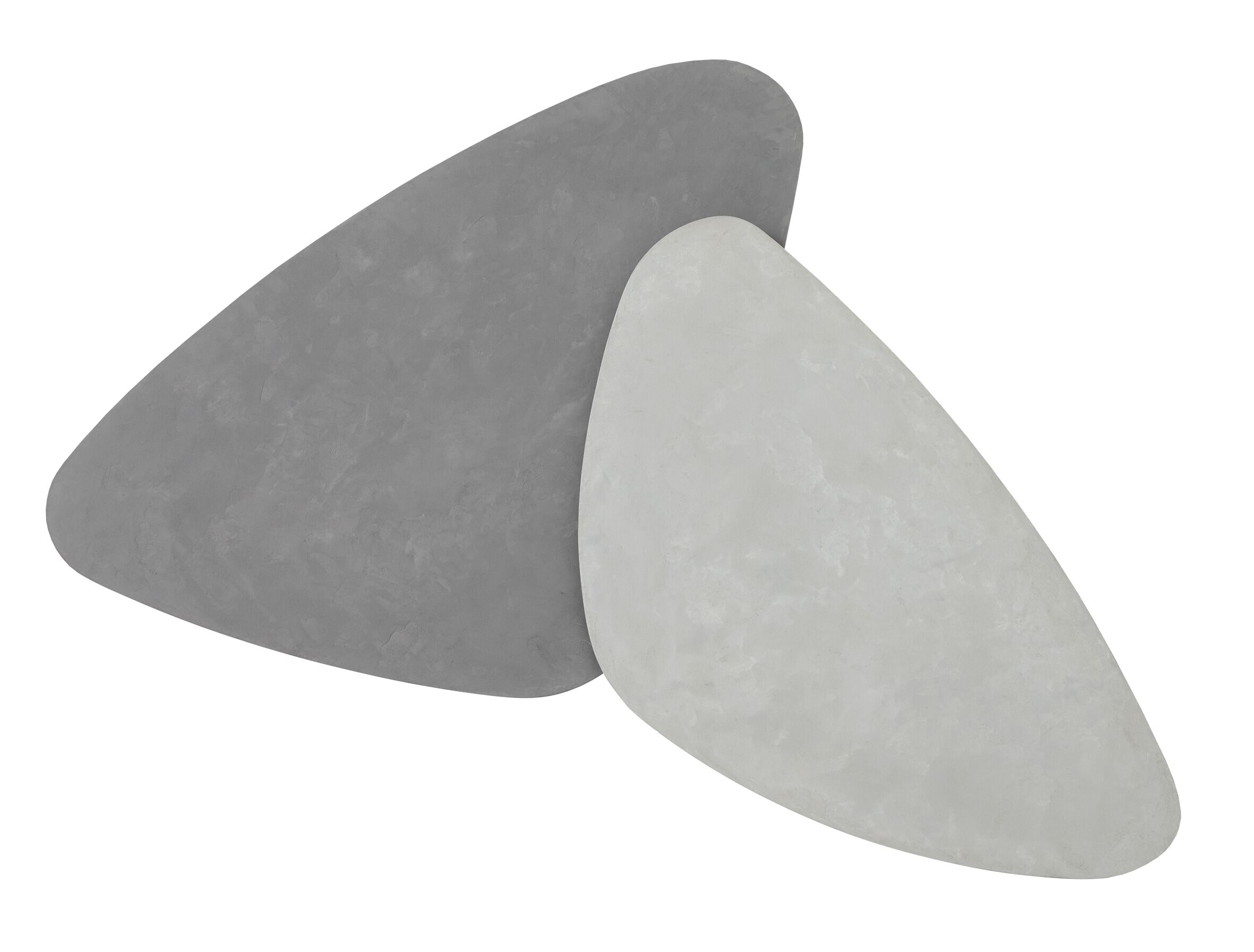 DTP Home Salontafel 'Plectro' Betonlook, Set van 2 stuks, kleur Grijs
