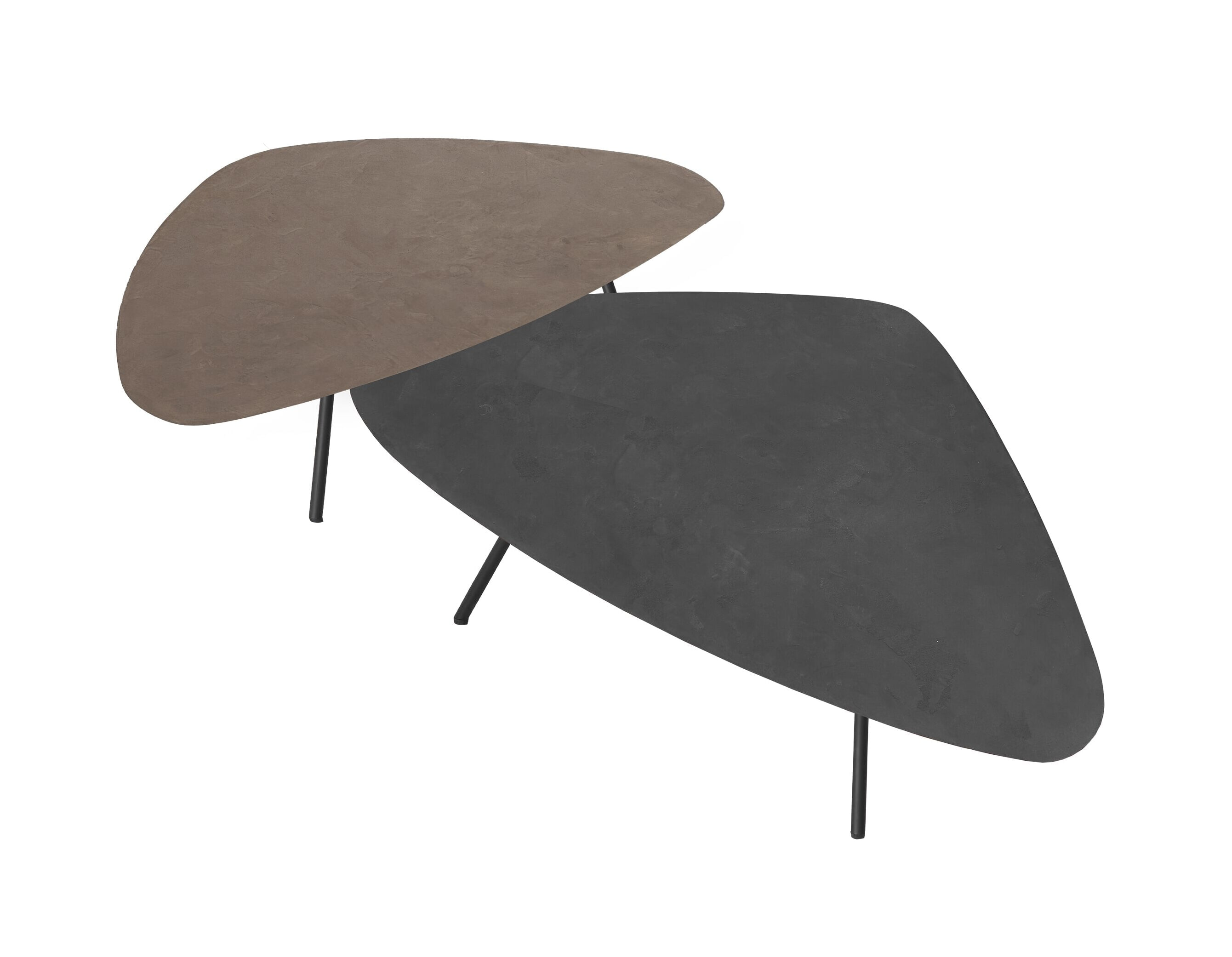 DTP Home Salontafel Plectro Betonlook, Set van 2 stuks