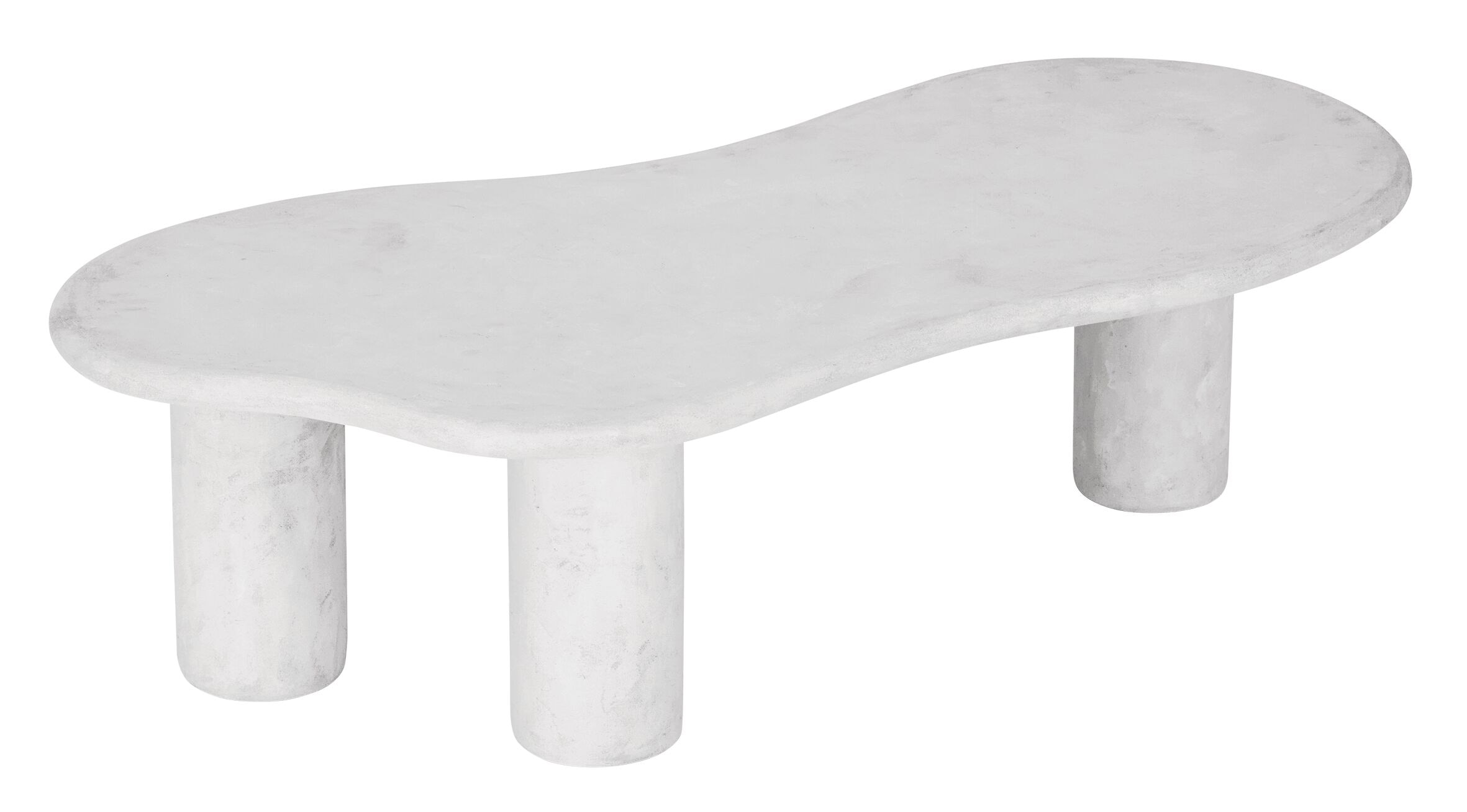 DTP Home Organische Salontafel 'Curva' Mortex, 130 x 69cm, kleur Chalk