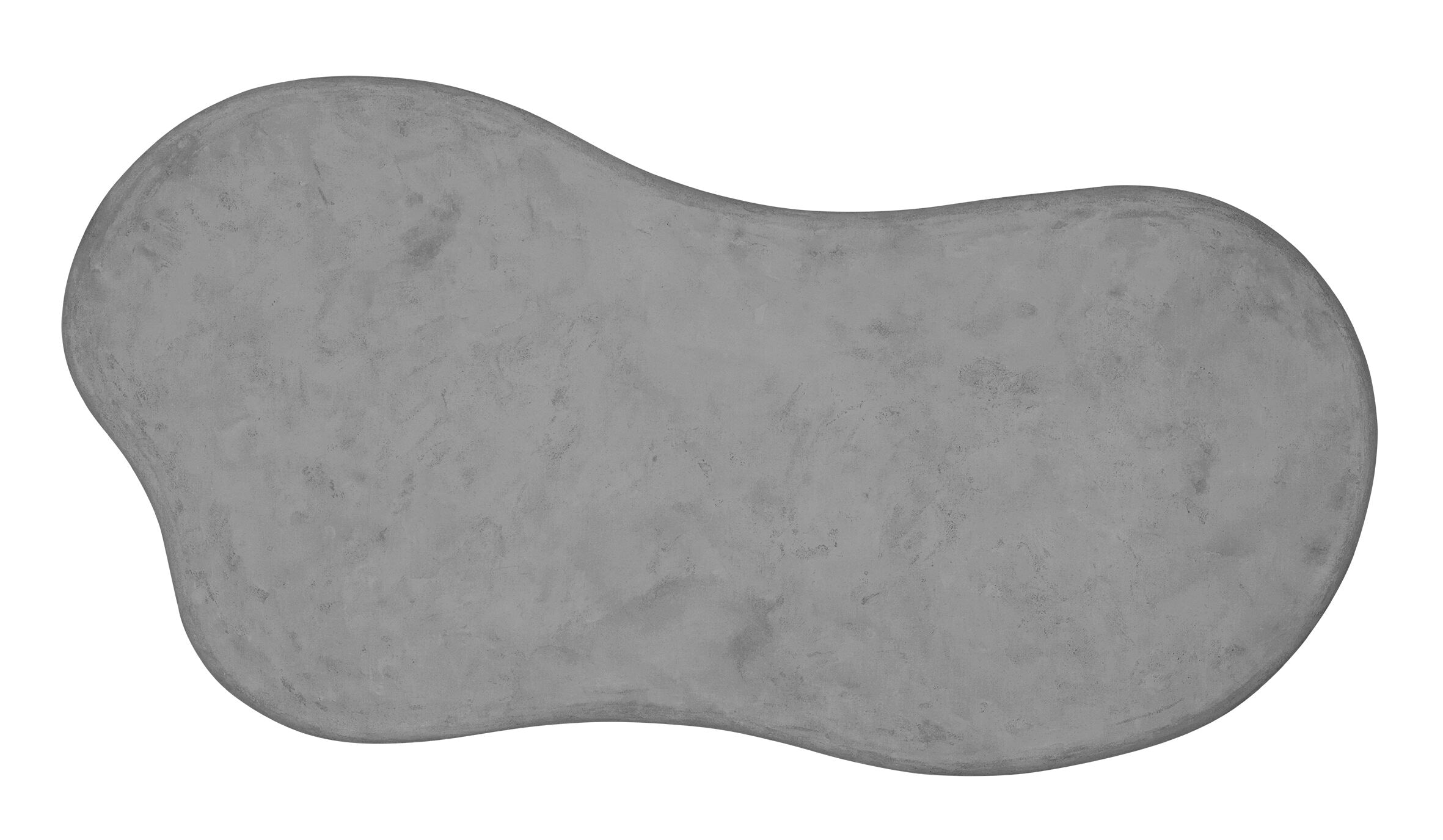 DTP Home Organische Salontafel 'Curva' Betonlook, 130 x 69cm, kleur Grijs