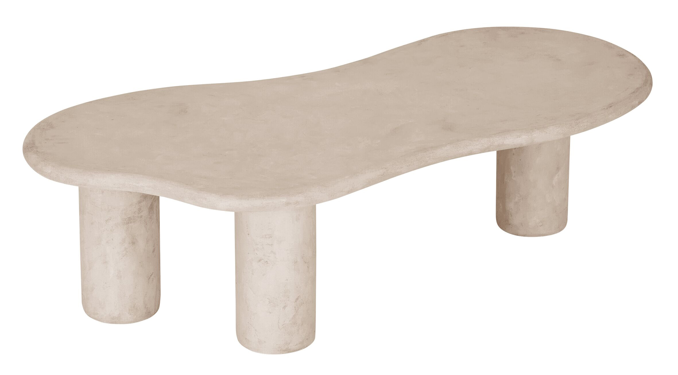 DTP Home Organische Salontafel 'Curva' Mortex, 130 x 69cm, kleur Zand