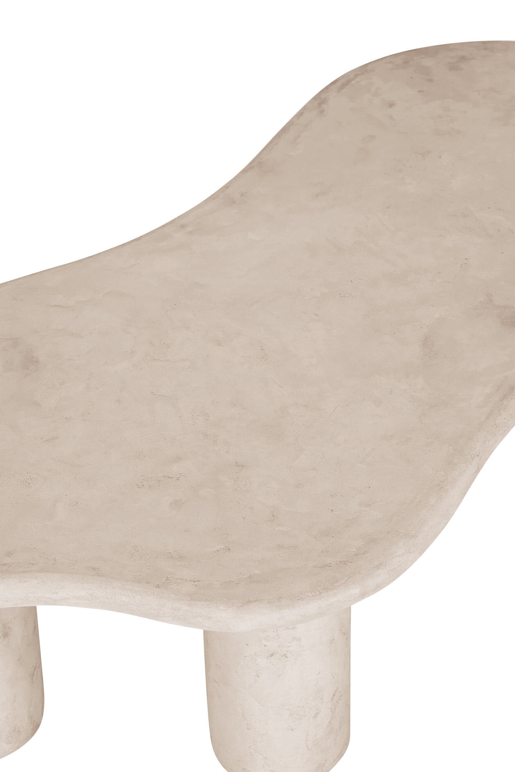 DTP Home Organische Salontafel 'Curva' Mortex, 130 x 69cm, kleur Zand