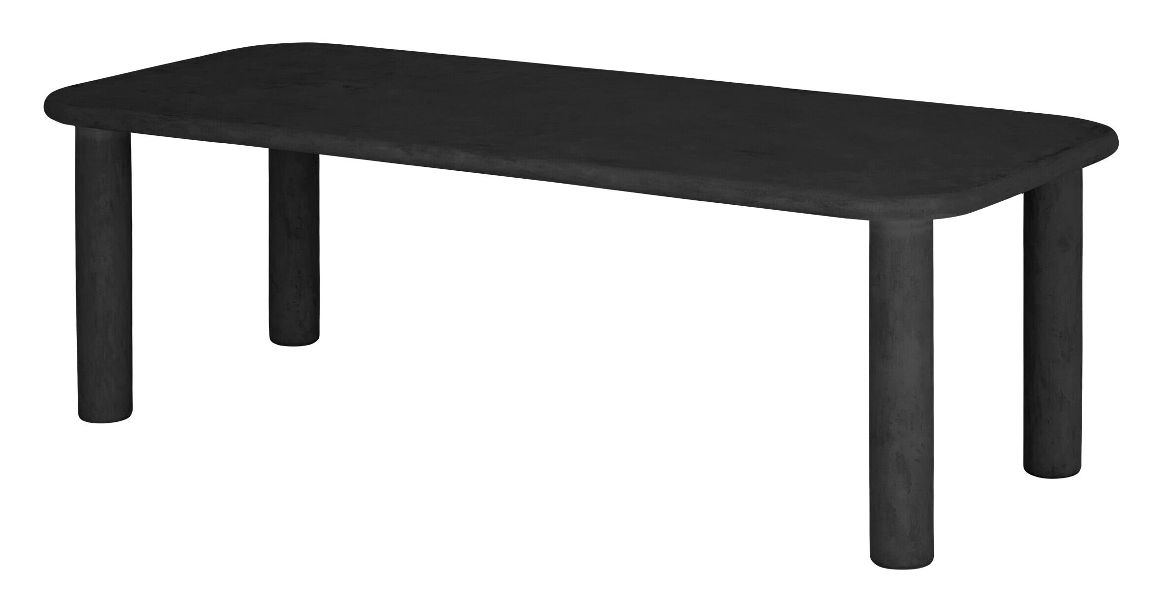 DTP Home Eettafel 'Clio' Betonlook, kleur Zwart
