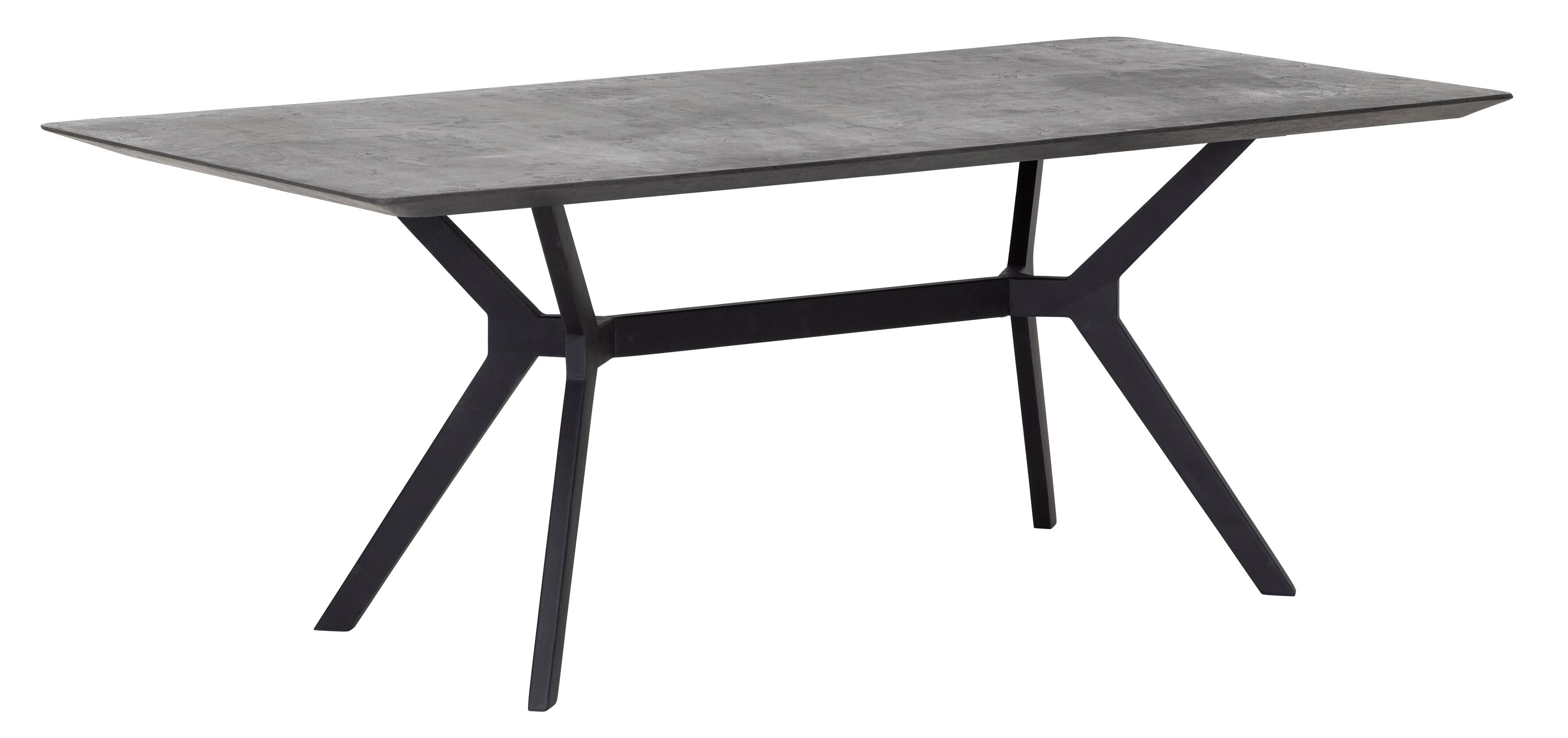 DTP Home Eettafel Novi Mortex, 200 x 95cm - Antraciet