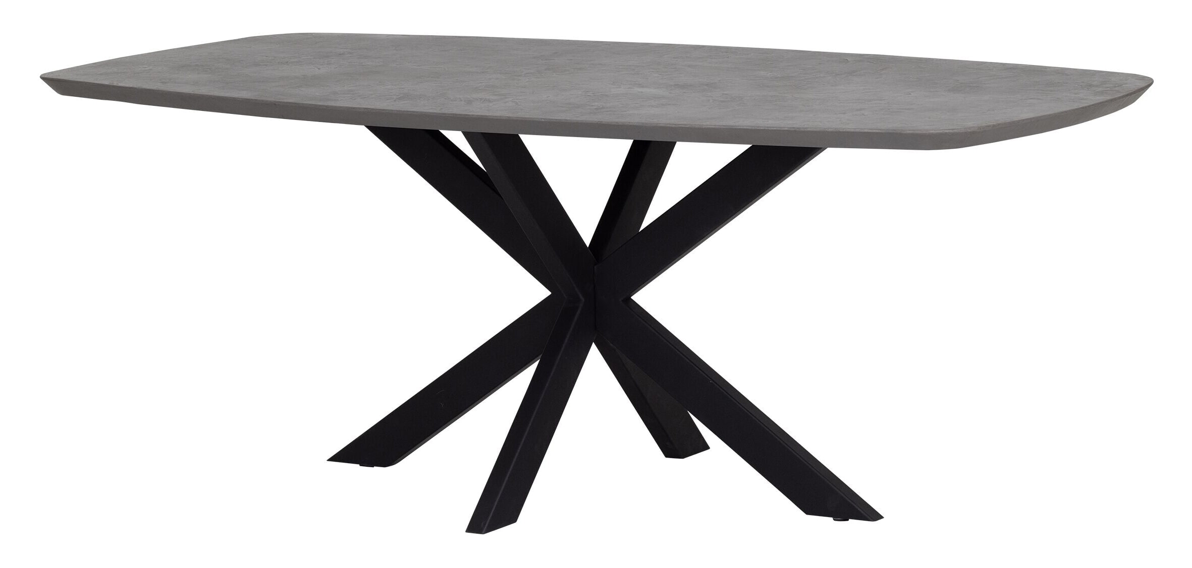 DTP Home Deens Ovale Eettafel 'Vito' Mortex, kleur Grijs