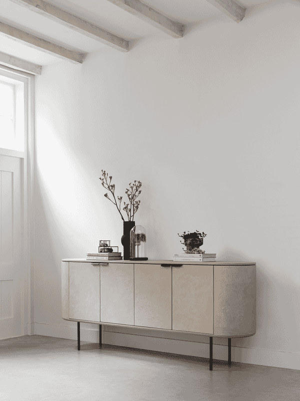 DTP Home Dressoir 'Scala' Mortex, 200 x 85cm, kleur Zand