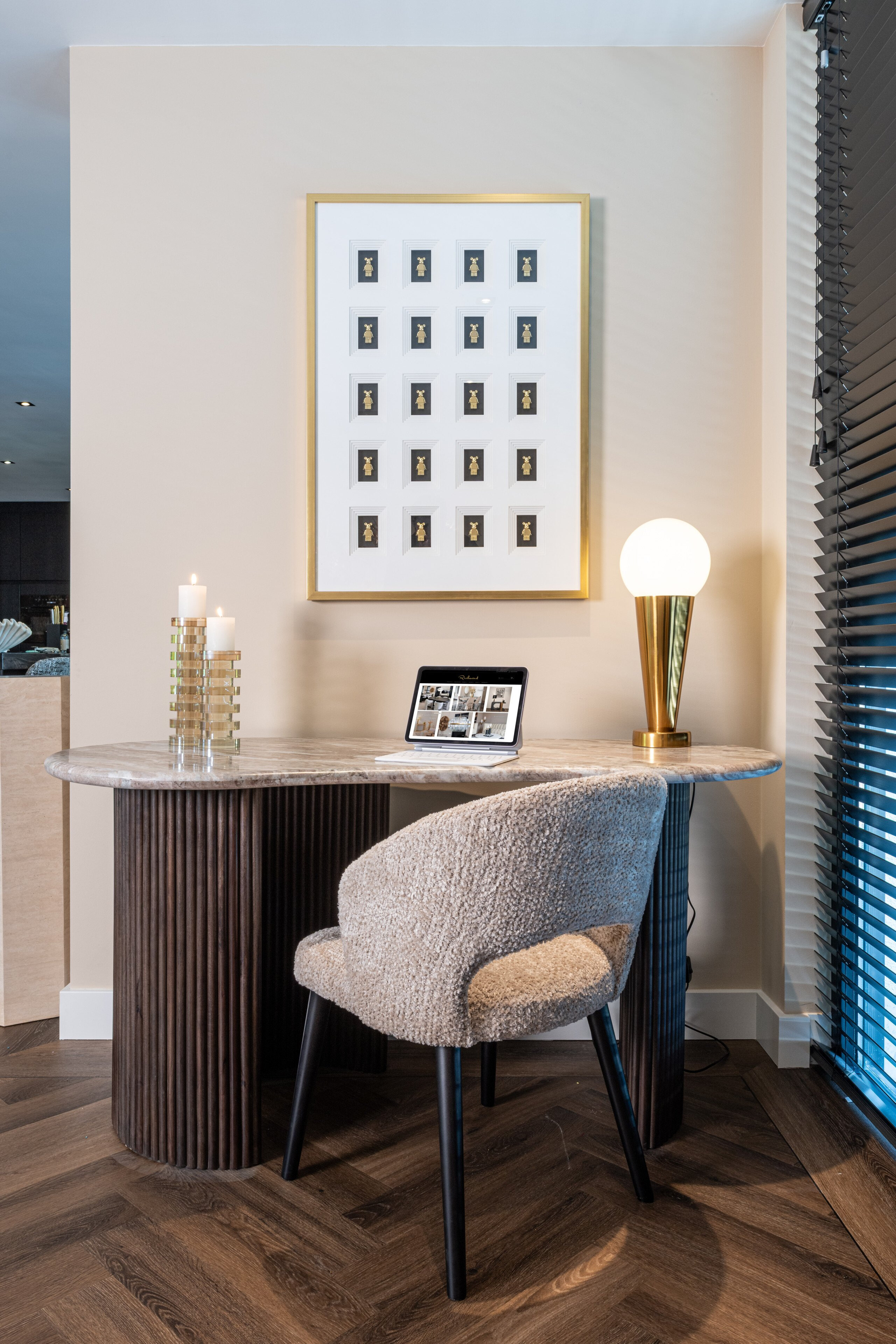 Richmond Wall Art 'Block 3D' 100 x 70cm