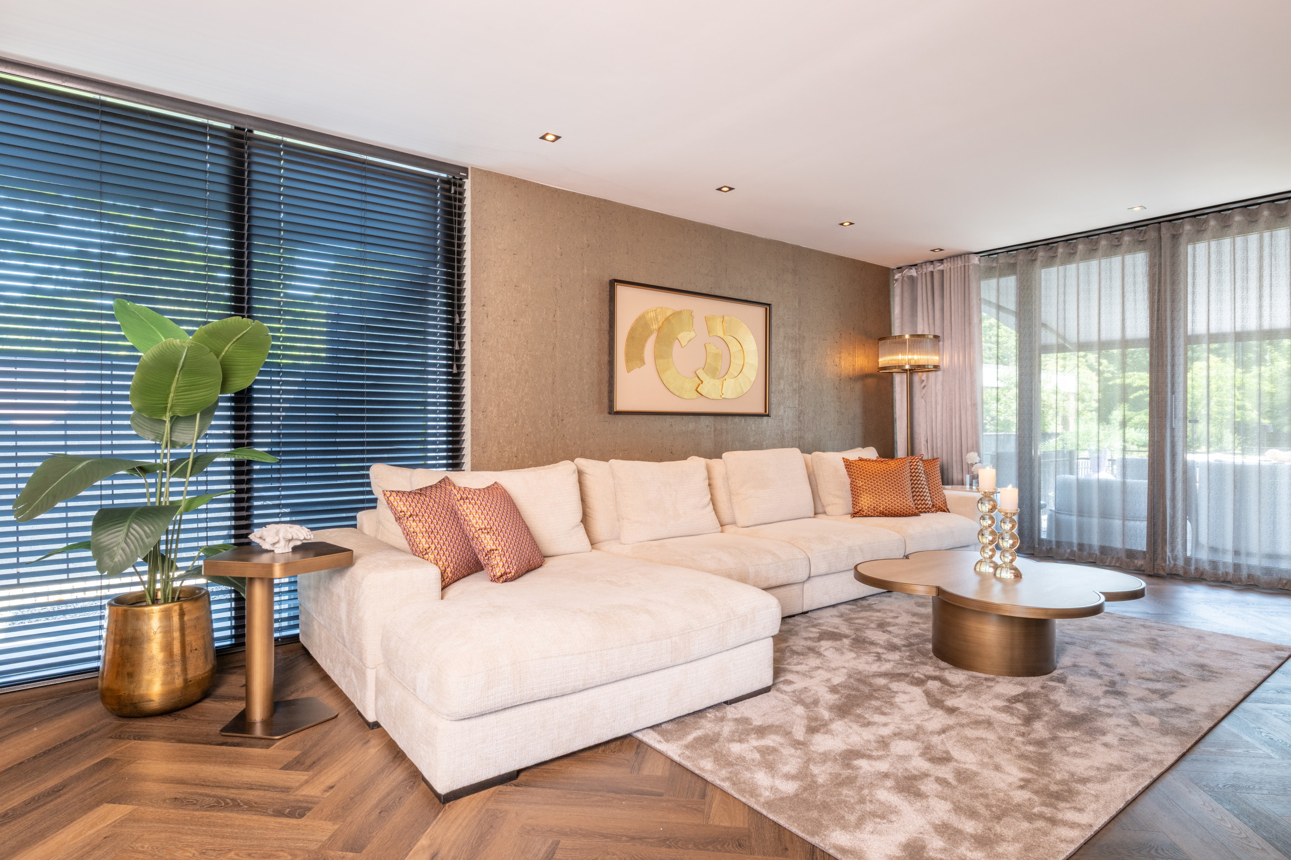 Richmond Vloerlamp 'Nadine' 165cm, kleur Brons
