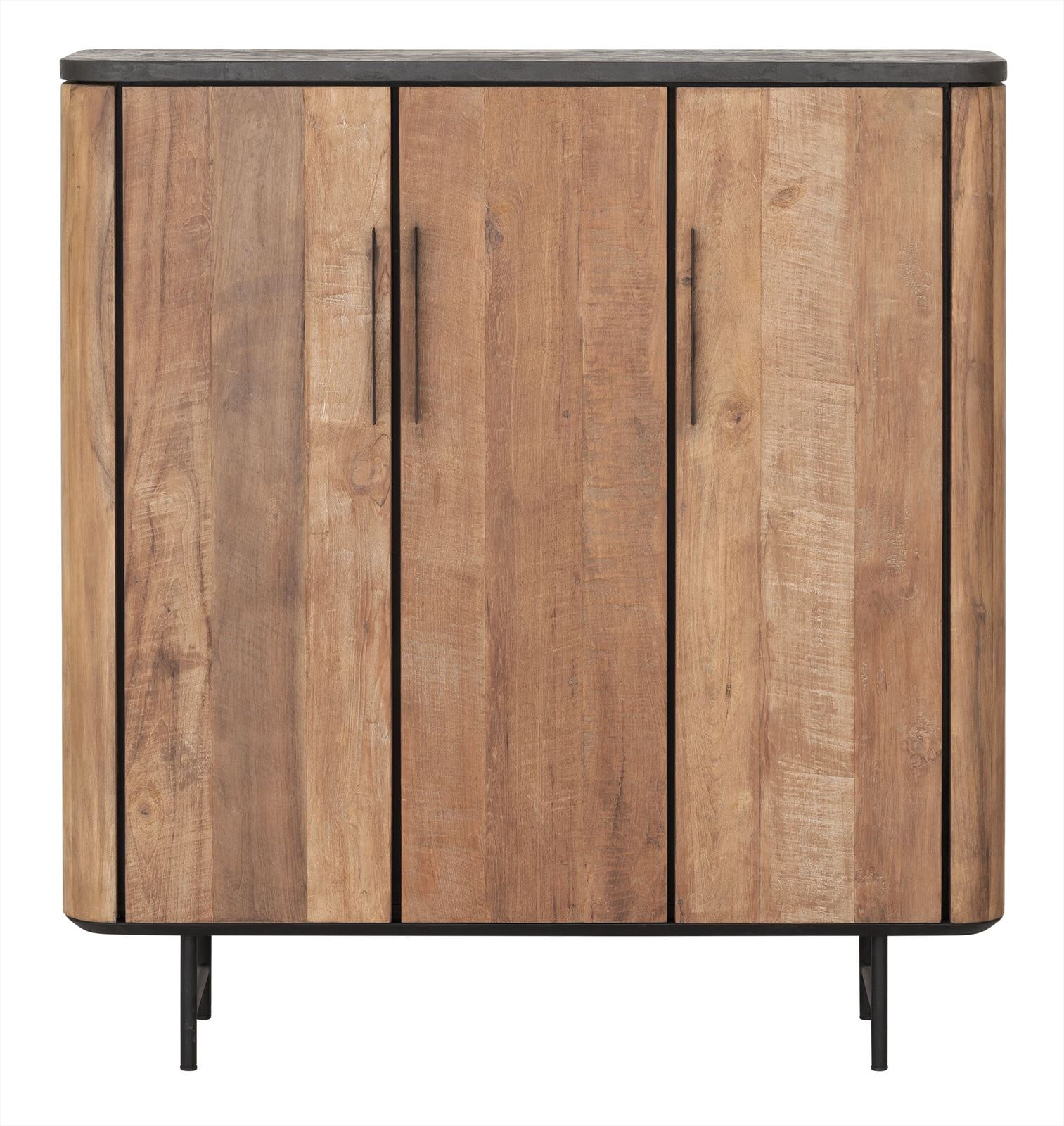 DTP Home Opbergkast 'Soho' Teakhout en betonlook, 130 x 120cm