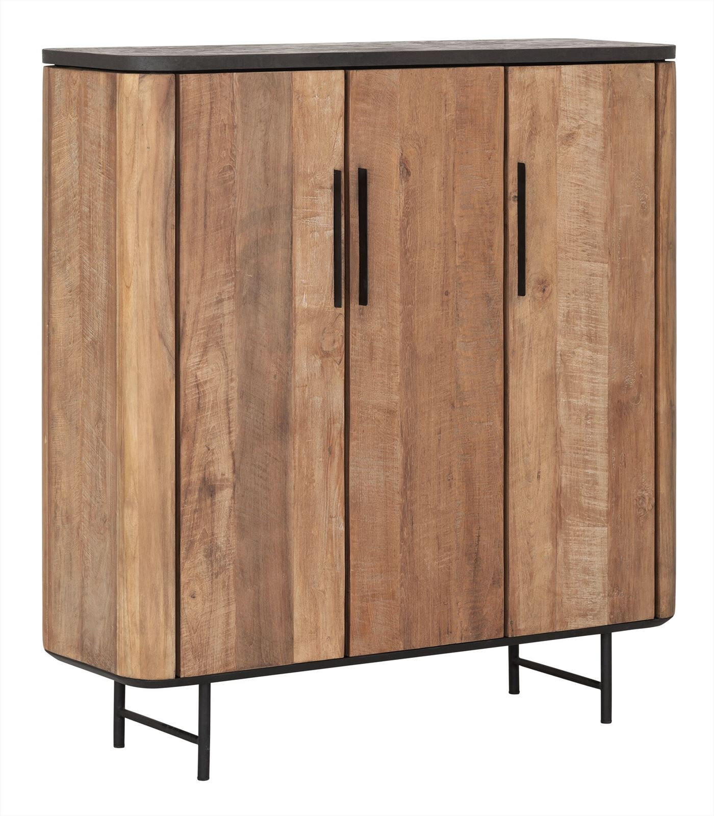 DTP Home Opbergkast 'Soho' Teakhout en betonlook, 130 x 120cm