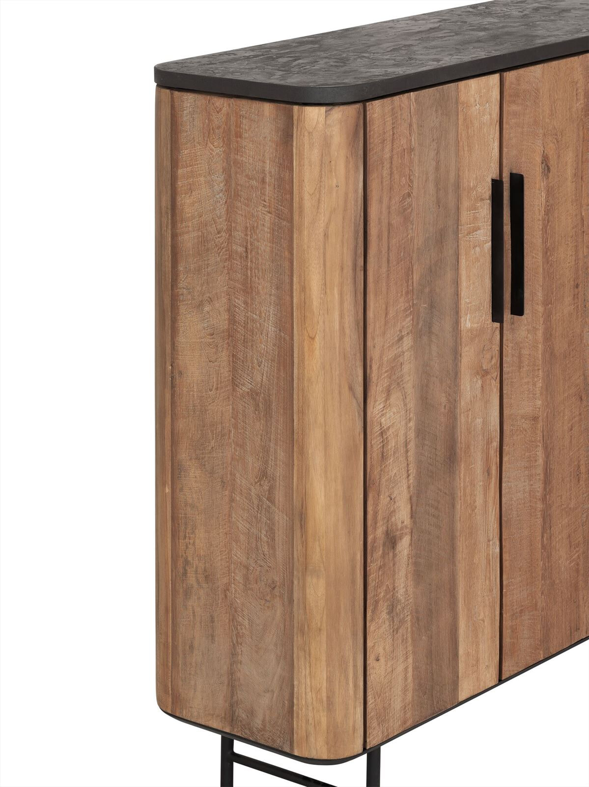 DTP Home Opbergkast 'Soho' Teakhout en betonlook, 130 x 120cm