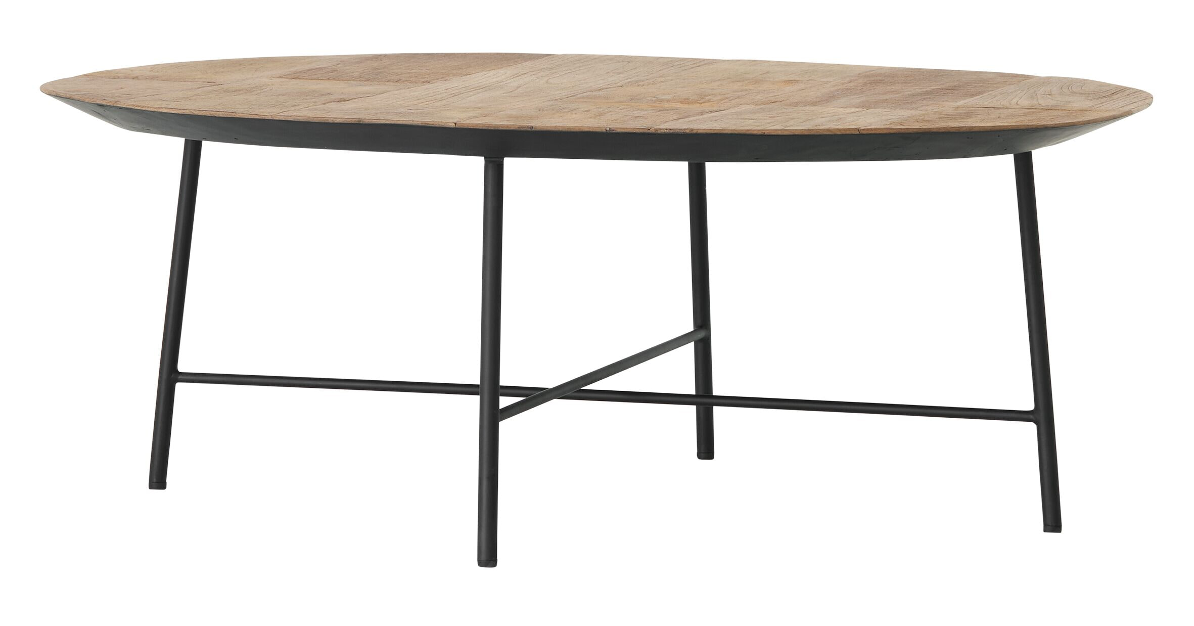 DTP Home Semi Ronde Salontafel 'Soho' Teakhout, 90cm