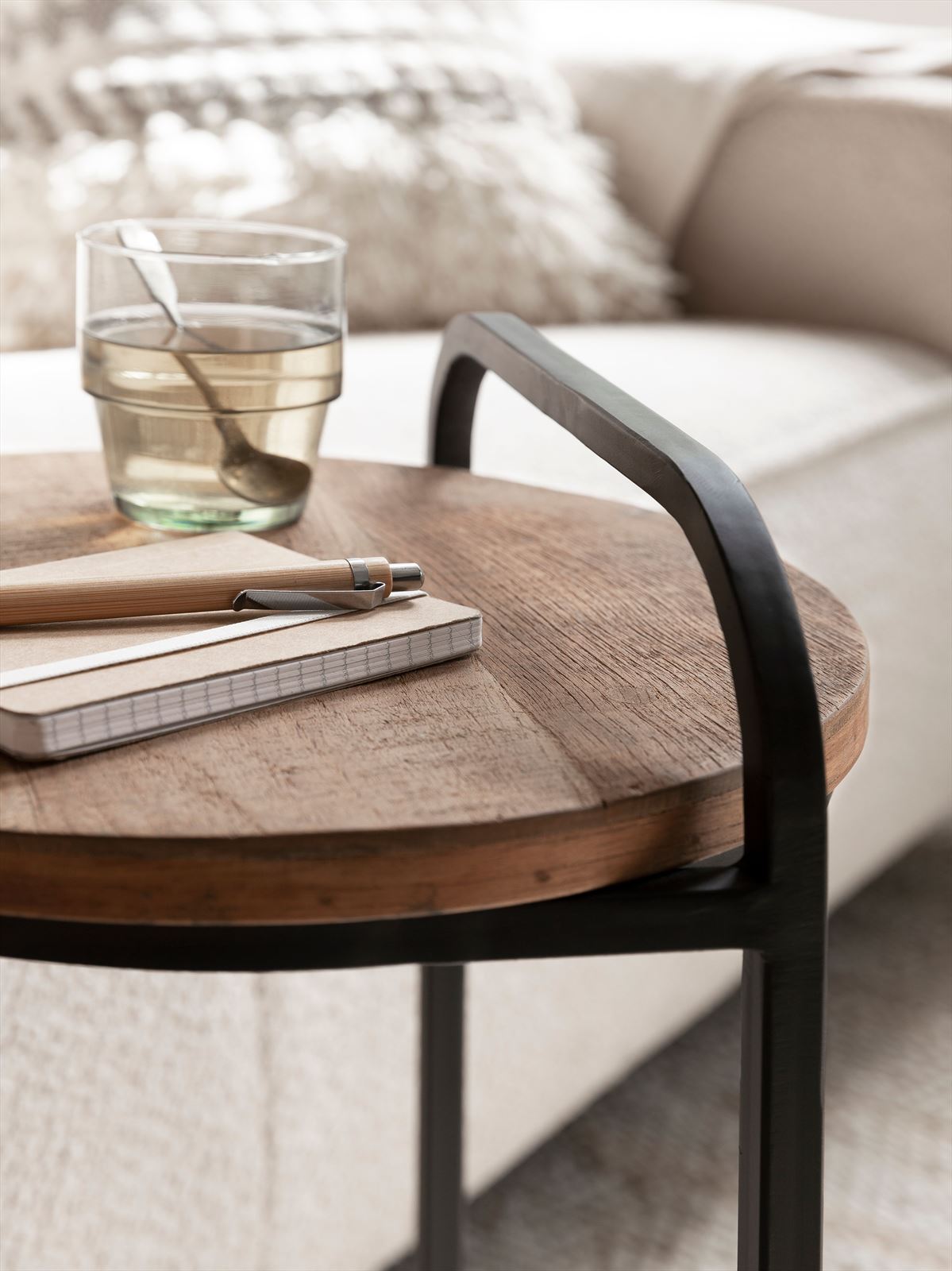 DTP Home Laptoptafel 'Soho' Teakhout, 35cm