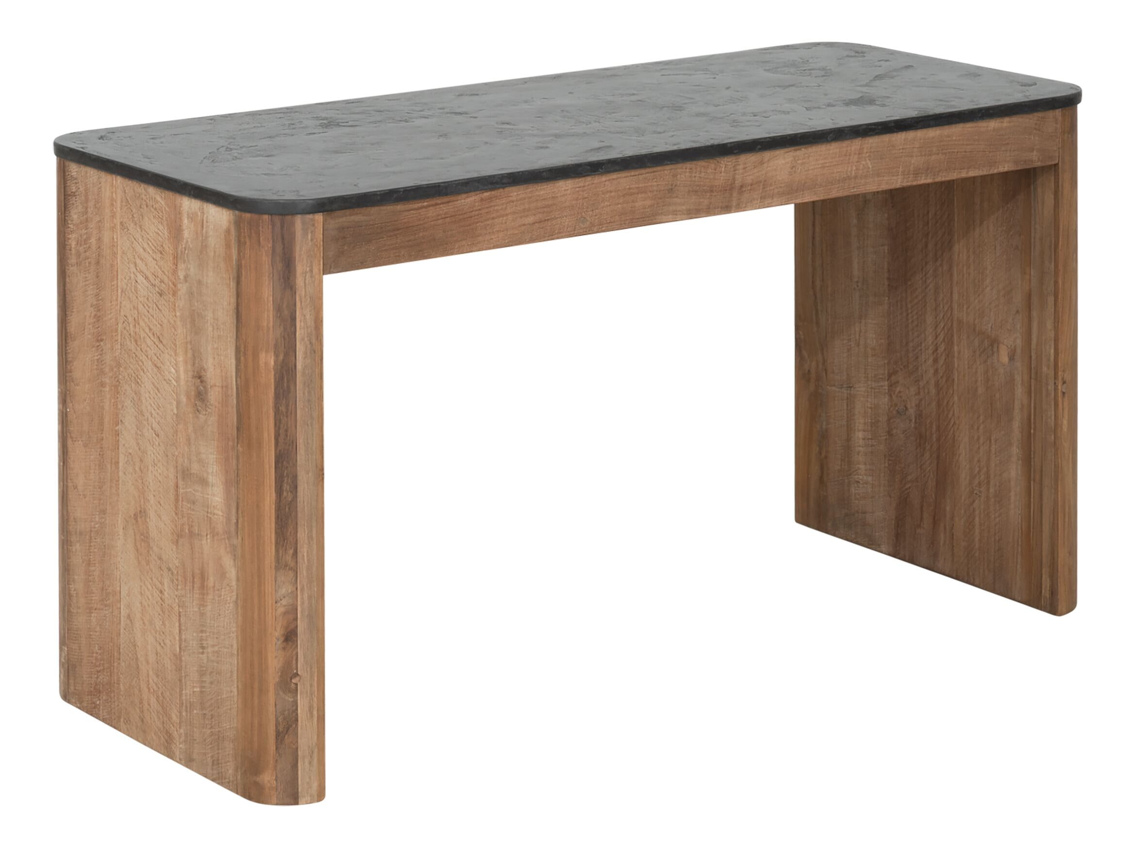 DTP Home Bureau Soho Teakhout en betonlook, 140 x 60cm - Bruin