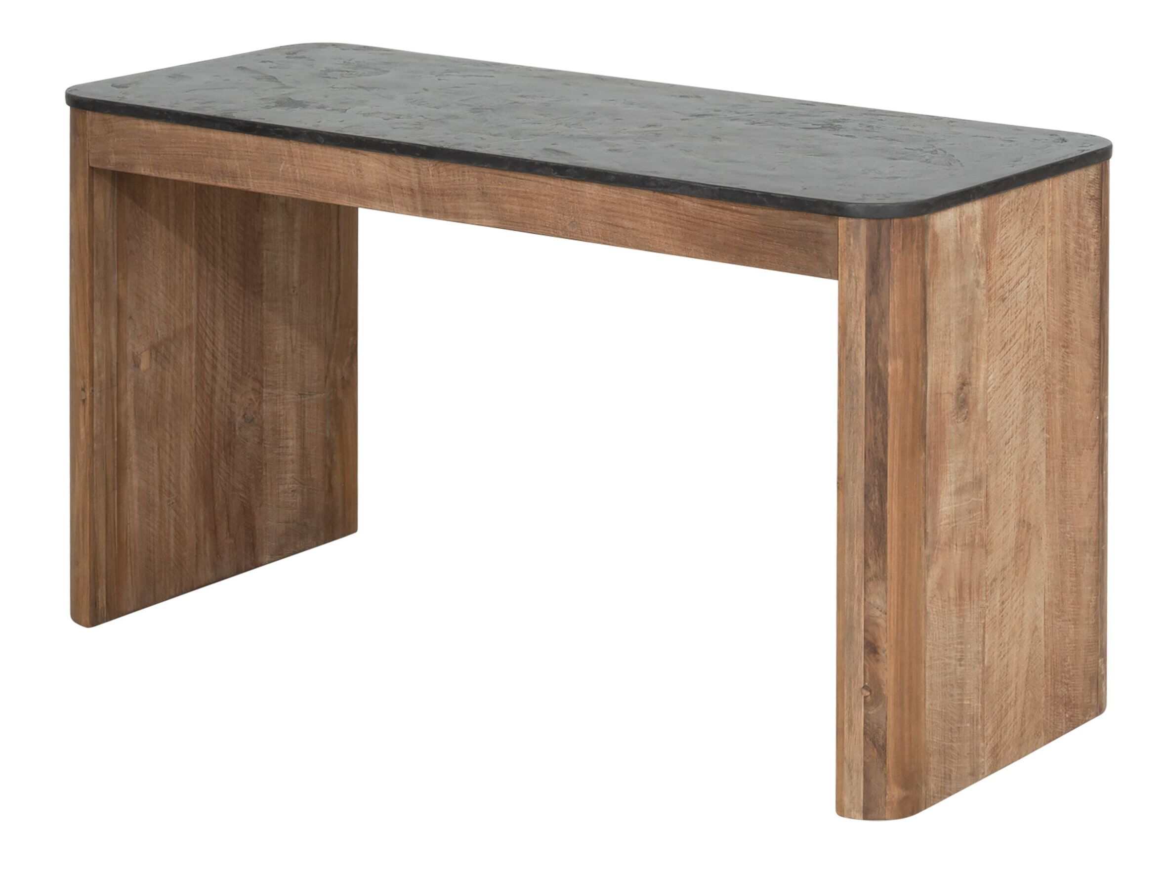 DTP Home Bureau 'Soho' Teakhout en betonlook, 140 x 60cm