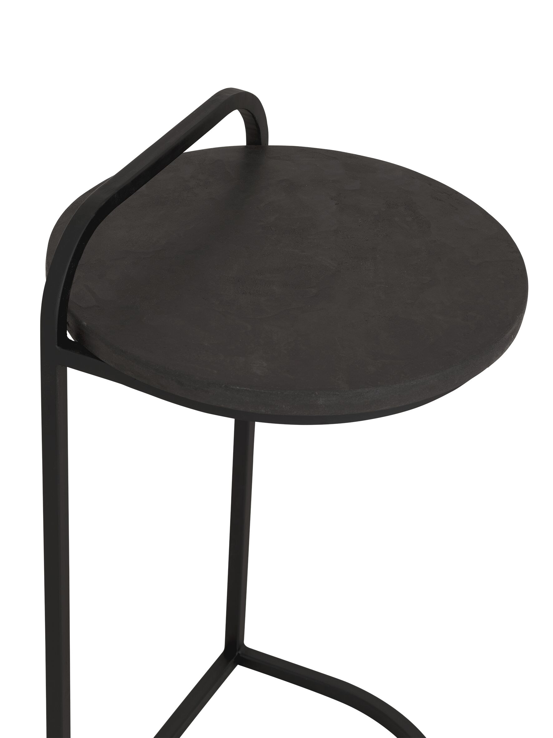DTP Home Laptoptafel 'Soho' Betonlook, 35cm, kleur Zwart