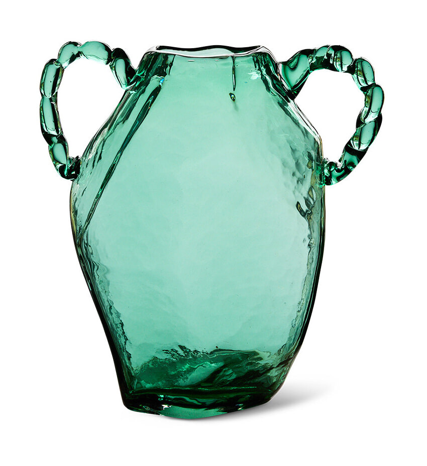 HKliving Vaas Nienke Glas, 33cm - Sapphire
