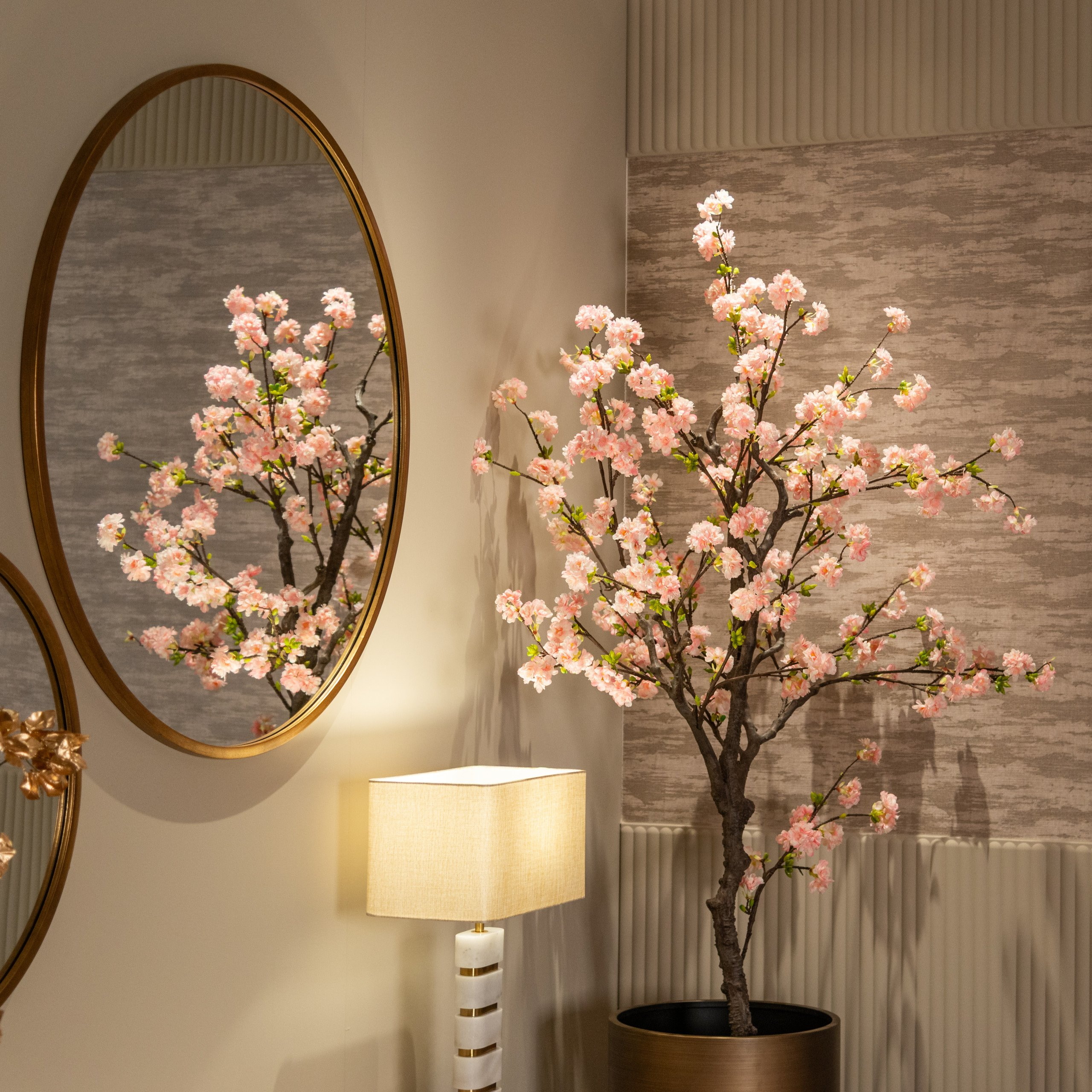 Richmond Spiegel 'Maesa' 90cm, kleur Goud