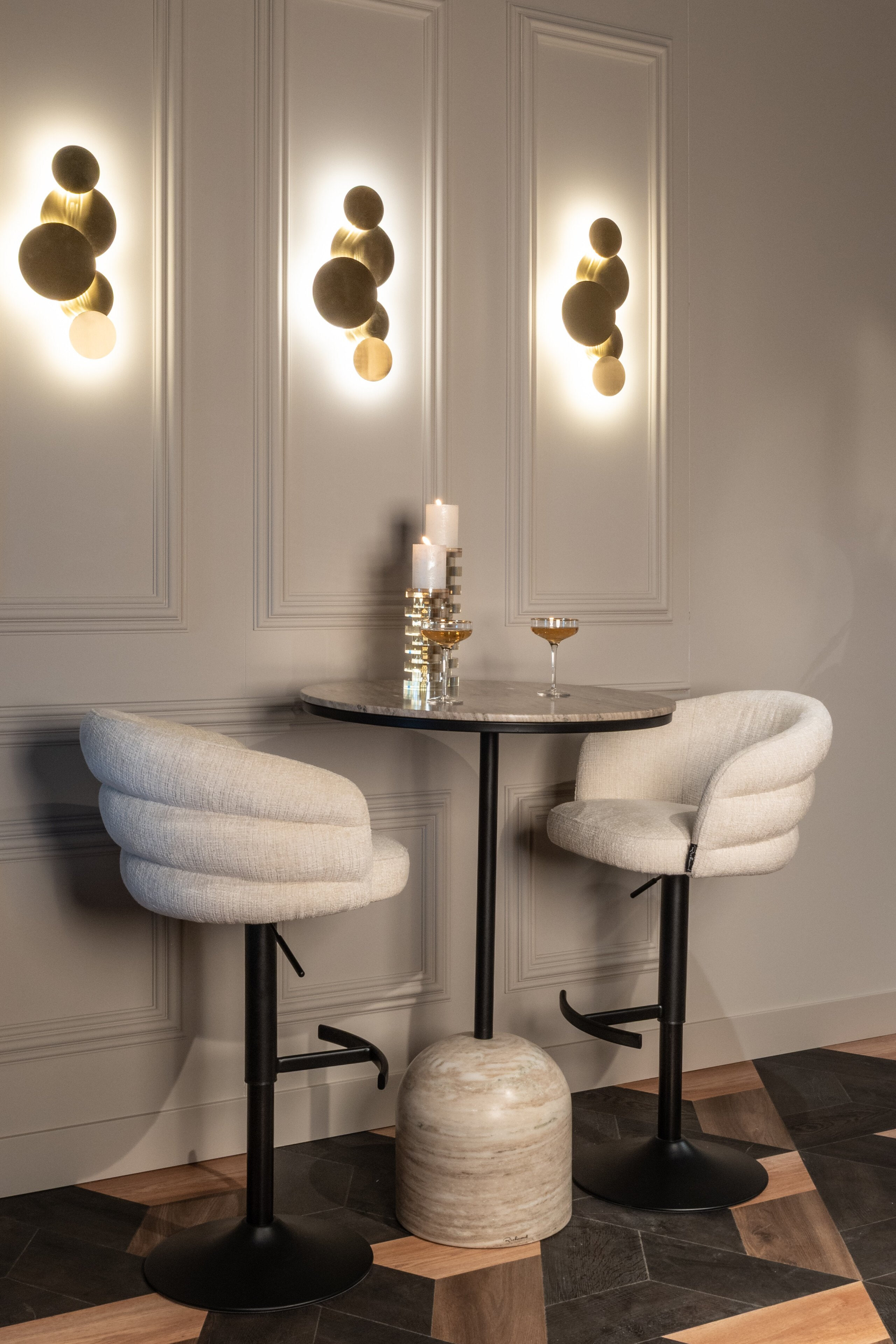 Richmond Wandlamp 'Collin' LED, kleur goud