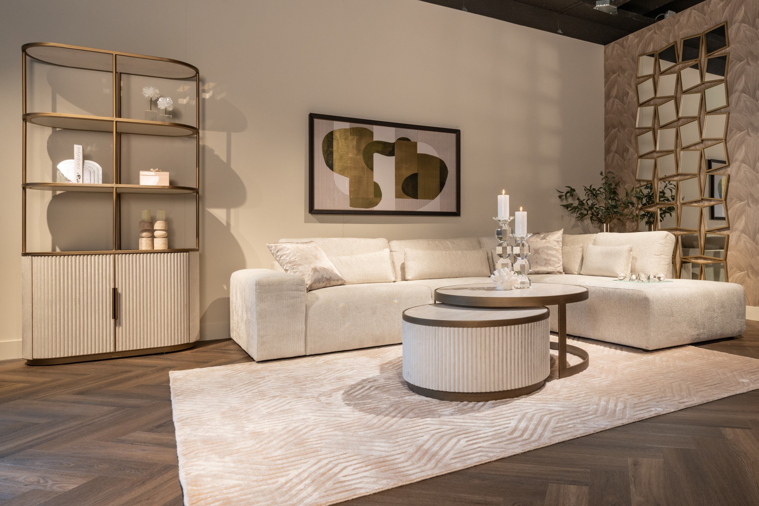 Richmond Salontafel 'Tivoli' Keramiek, Set van 2 stuks