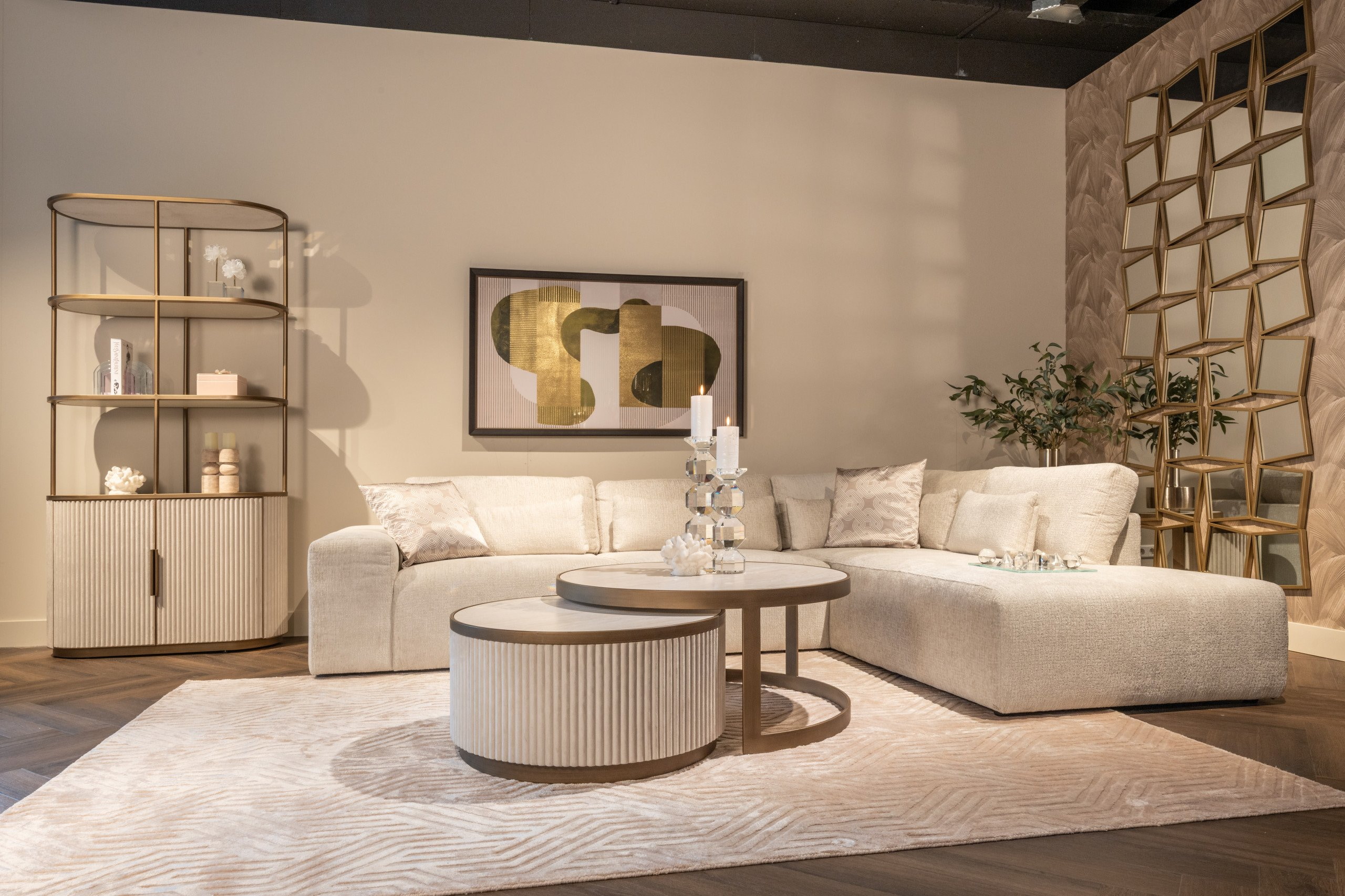 Richmond Salontafel 'Tivoli' Keramiek, Set van 2 stuks