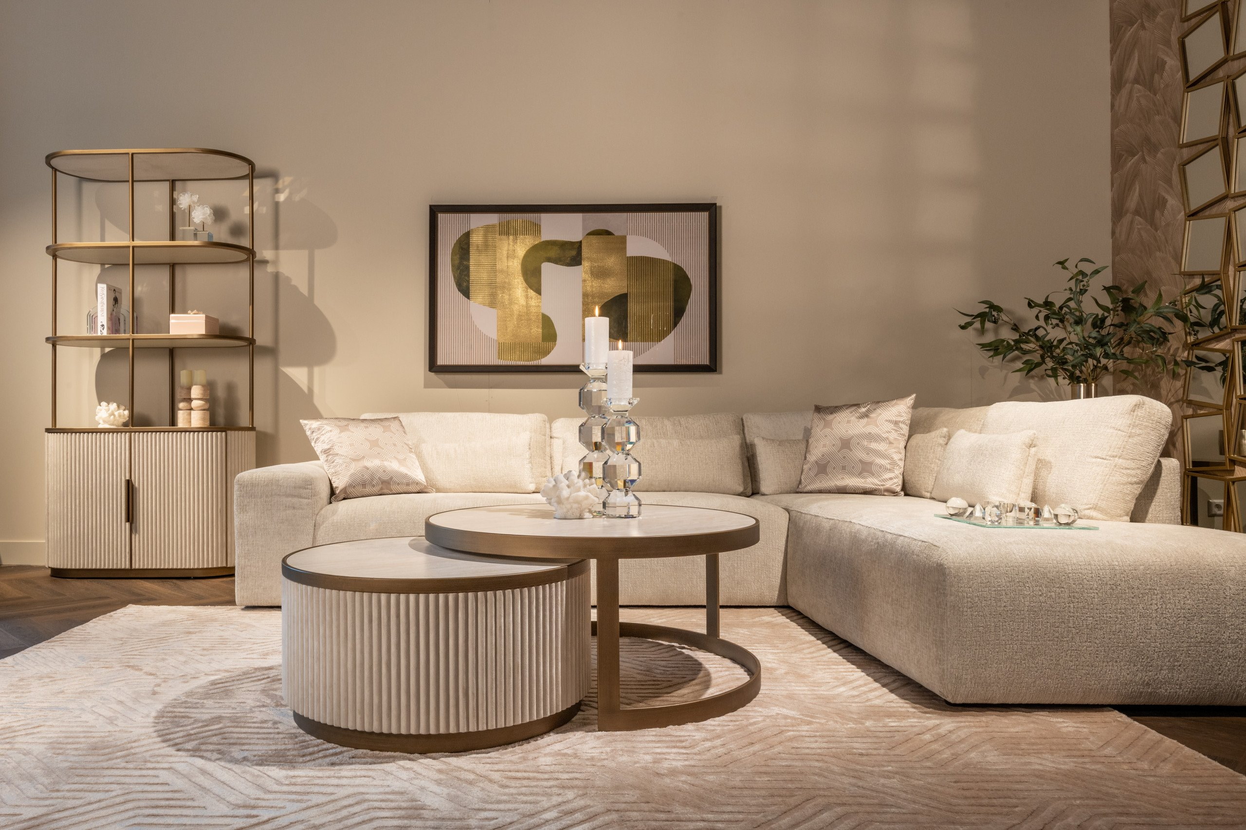 Richmond Salontafel 'Tivoli' Keramiek, Set van 2 stuks