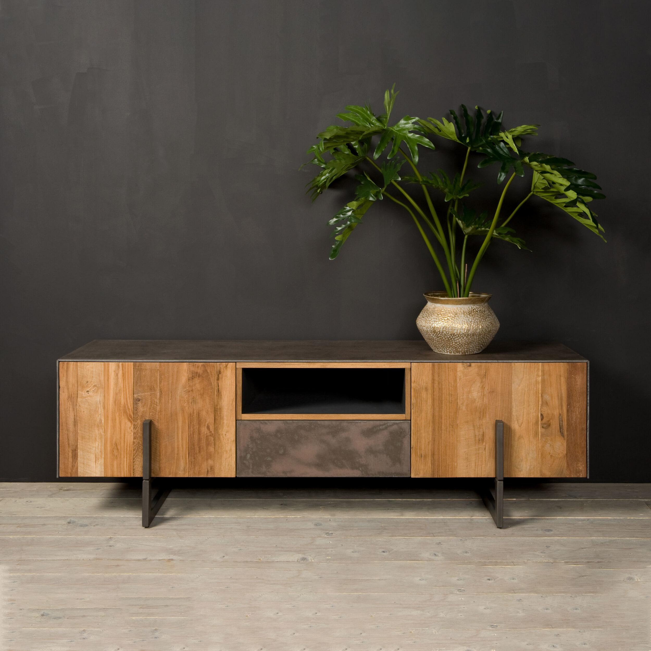 Tower Living Tv-meubel 'Ora' Gerecycled teak