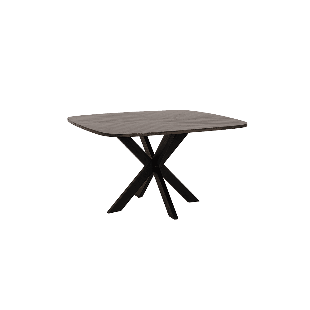 Tower Living Eettafel Silvi Mangohout, 130 x 130cm - Bruin - Ovaal