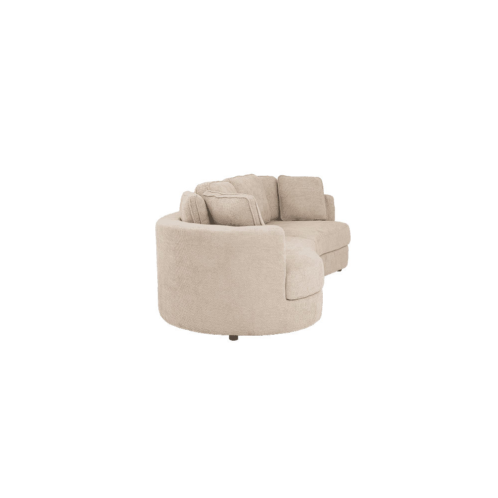 Tower Living Organische 3-zits Bank 'Sunderland' kleur Ivory
