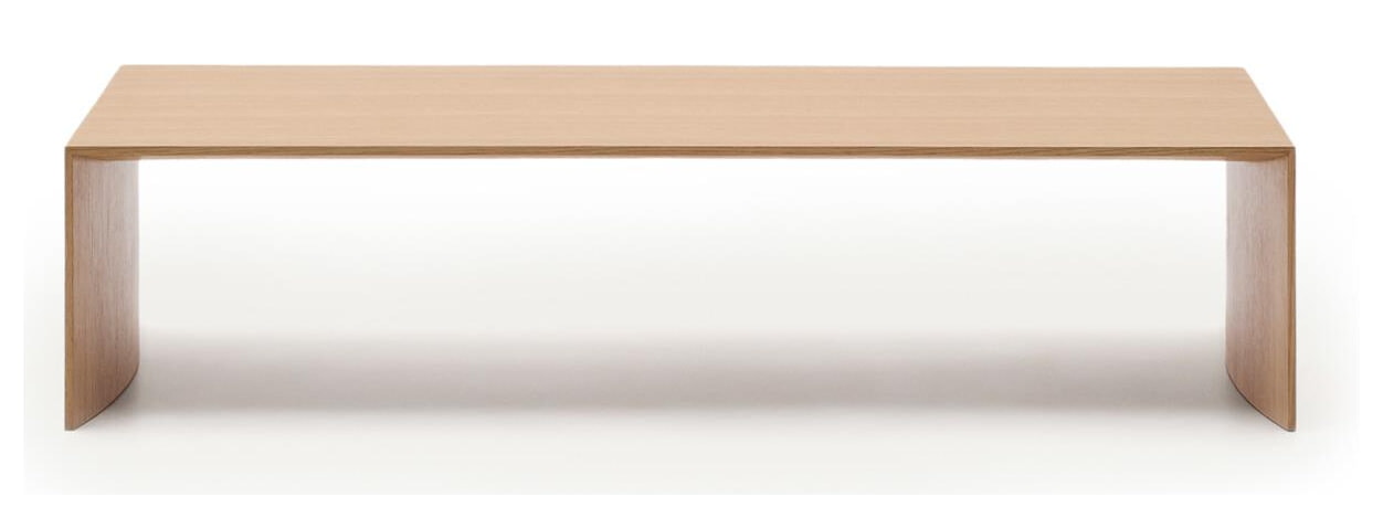 Kave Home Salontafel 'Litto' Eiken, 140 x 70cm, kleur Naturel