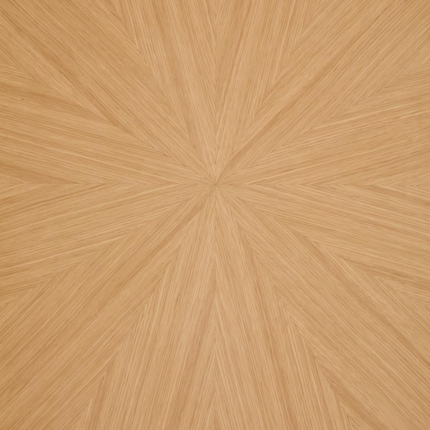 Kave Home Ronde Eettafel 'Naanim' Eiken en rubberhout, 120cm