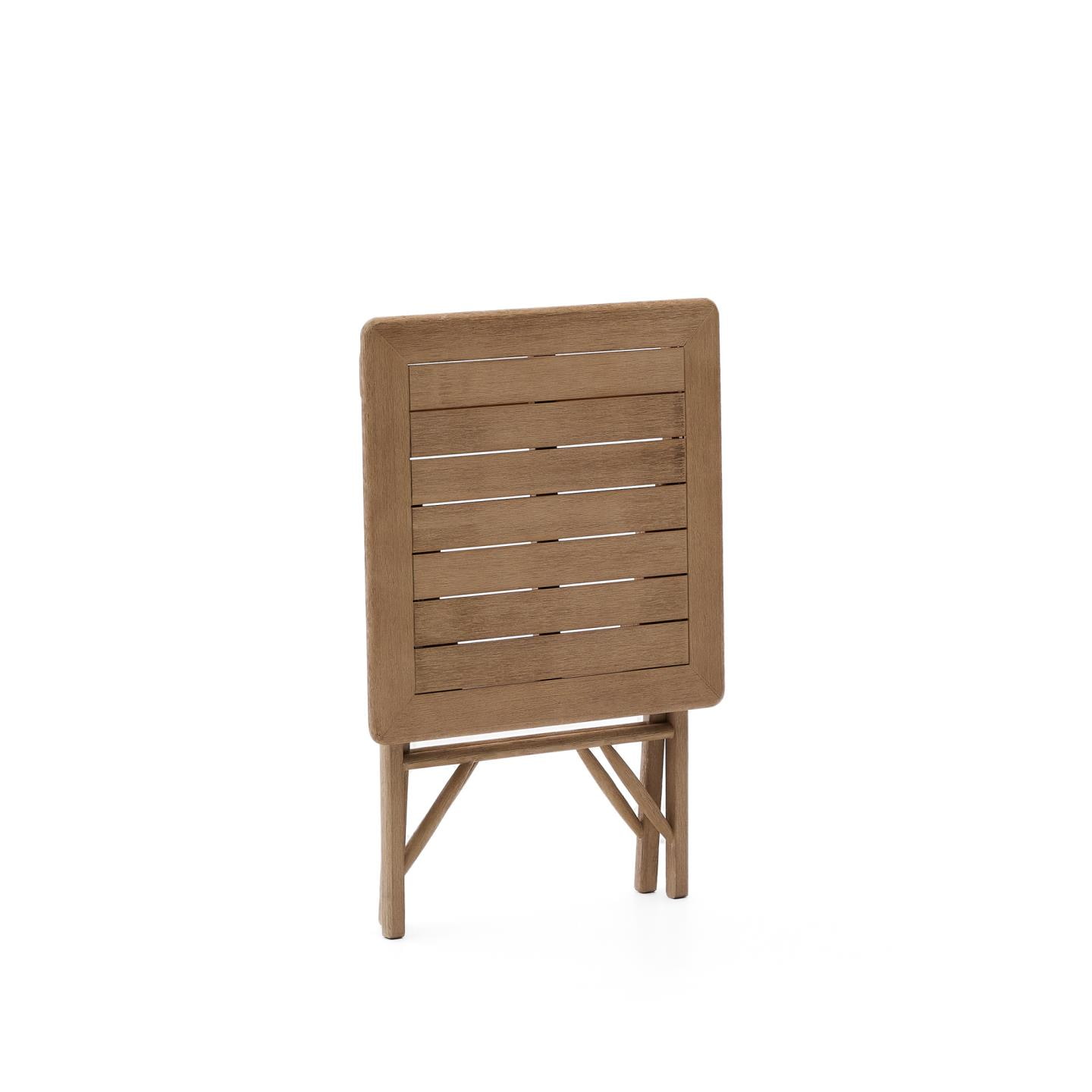 Kave Home Inklapbare Bistrotafel 'Dandara' Acaciahout, 66 x 66cm
