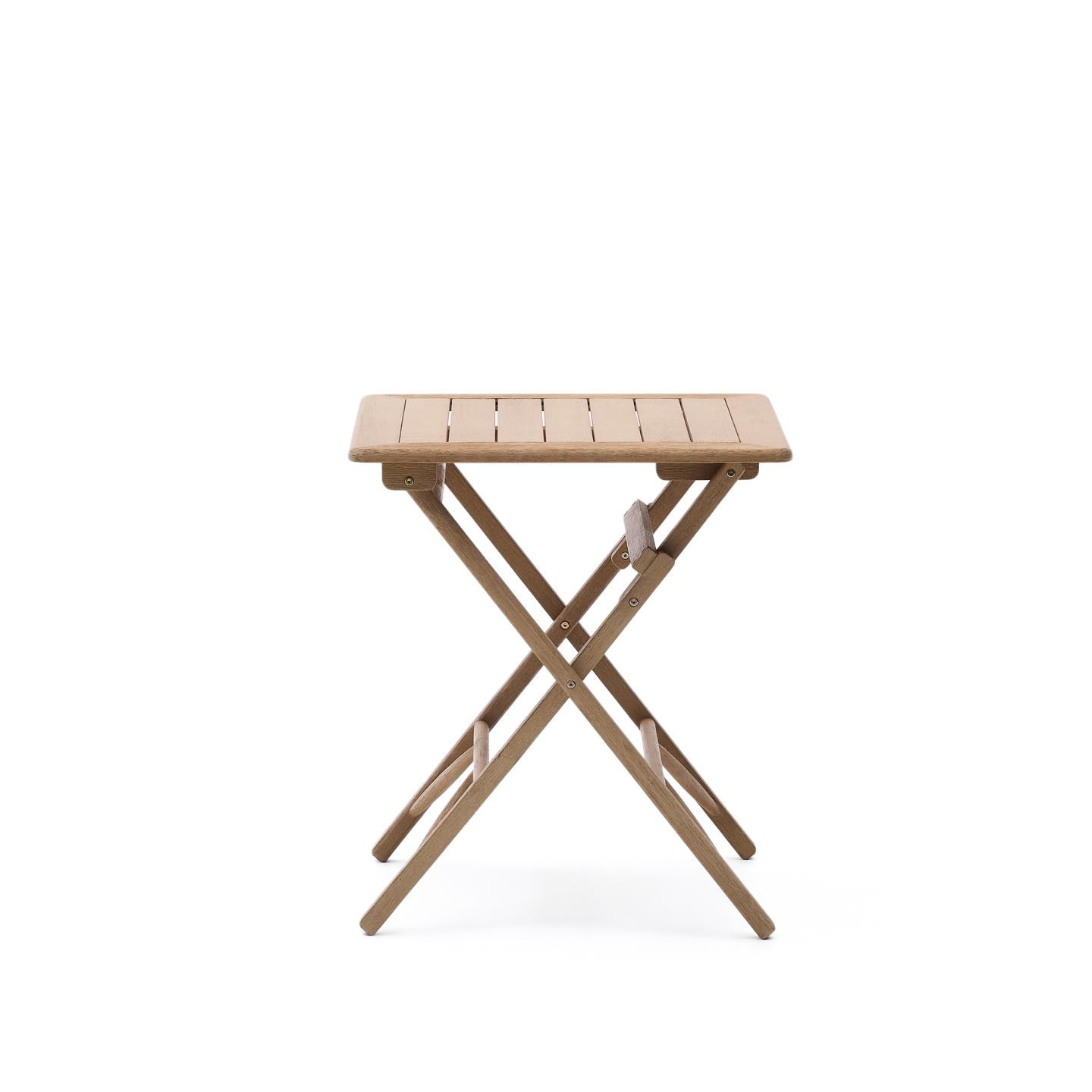 Kave Home Inklapbare Bistrotafel 'Dandara' Acaciahout, 66 x 66cm
