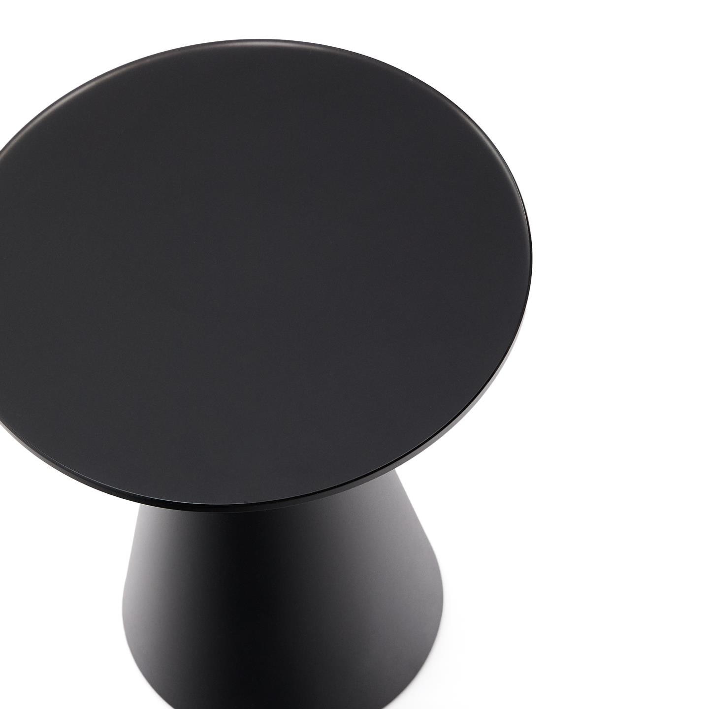 Kave Home Ronde Bijzettafel 'Wilshire' 30cm, kleur Zwart