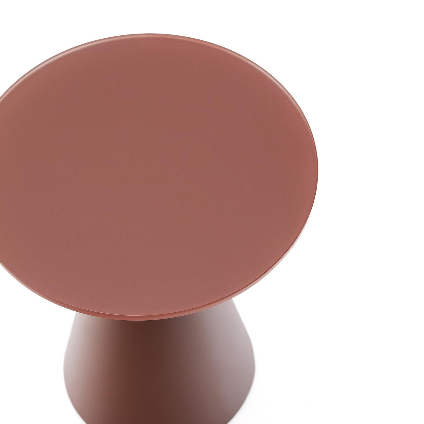 Kave Home Ronde Bijzettafel 'Wilshire' 30cm, kleur Terracotta