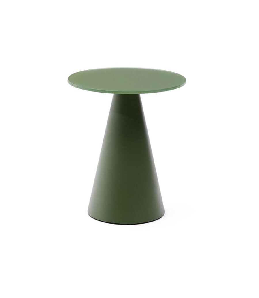 Kave Home Ronde Bijzettafel 'Wilshire' 30cm, kleur Donkergroen