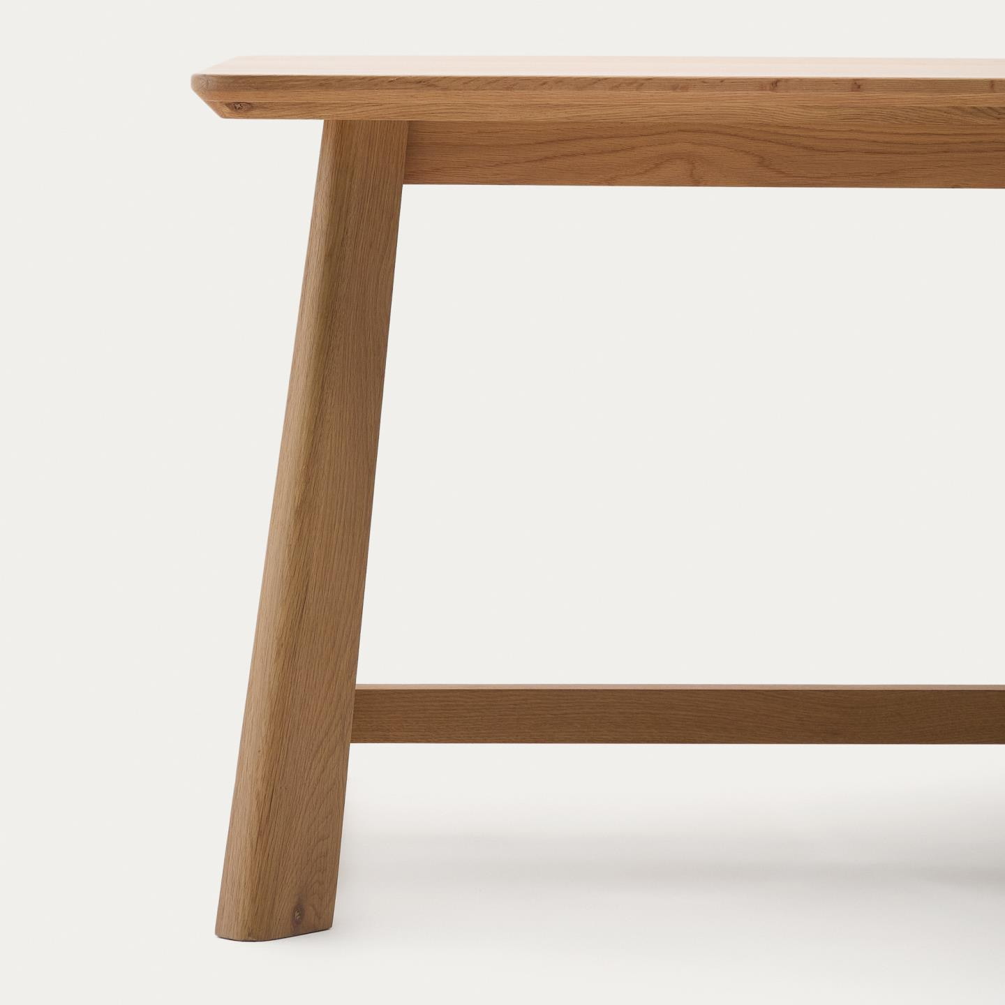 Kave Home Eettafel 'Idun' Eikenhout, 220 x 100cm