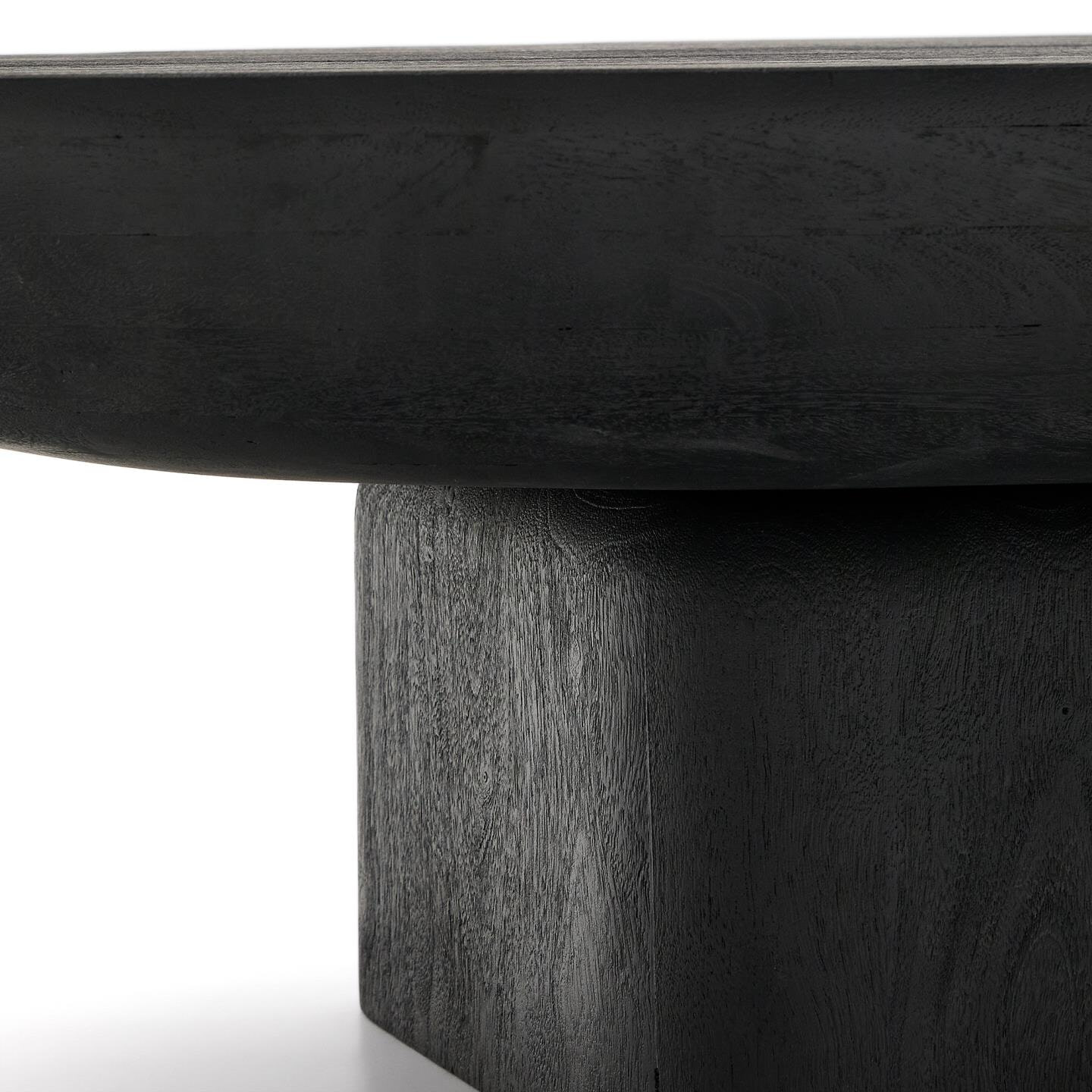 Kave Home Ovale Salontafel 'Ovak' Acaciahout, 140 x 70cm