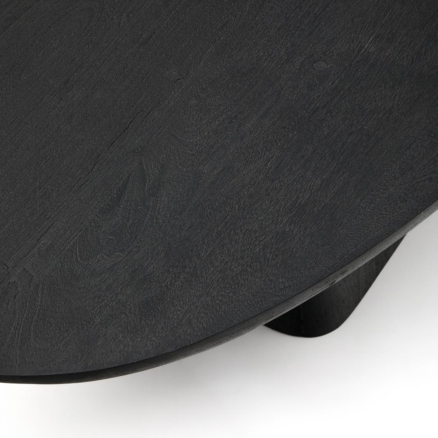 Kave Home Ovale Salontafel 'Ovak' Acaciahout, 140 x 70cm