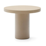 Kave Home Ronde Bistrotafel 'Aiguablava' Beton, 90cm, kleur Beige