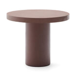 Kave Home Ronde Bistrotafel 'Aiguablava' Beton, 90cm, kleur Terracotta