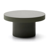 Kave Home Ronde Salontafel 'Aiguablava' Beton, 90cm, kleur Donkergroen