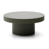 Kave Home Ronde Salontafel 'Aiguablava' Beton, 66cm, kleur Donkergroen