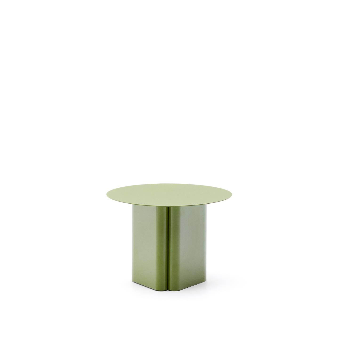 Kave Home Ronde Bijzettafel 'Arvin' 55cm, kleur Groen