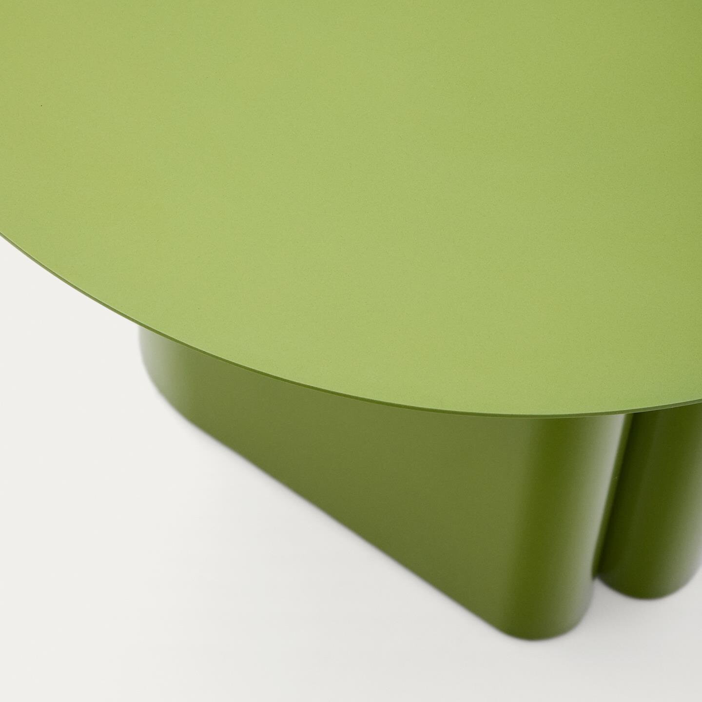 Kave Home Ronde Bijzettafel 'Arvin' 55cm, kleur Groen