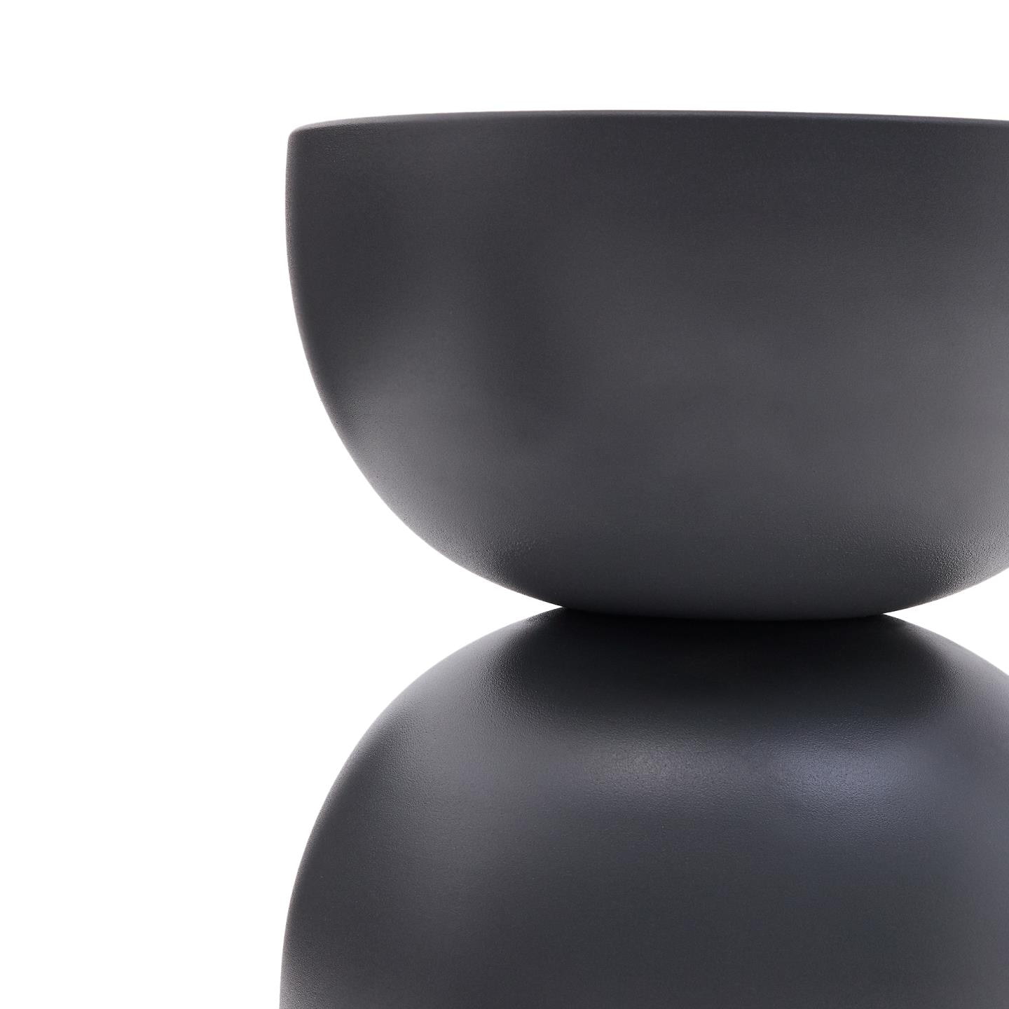 Kave Home Ronde Bijzettafel 'Rachell' 30cm, kleur Grijs