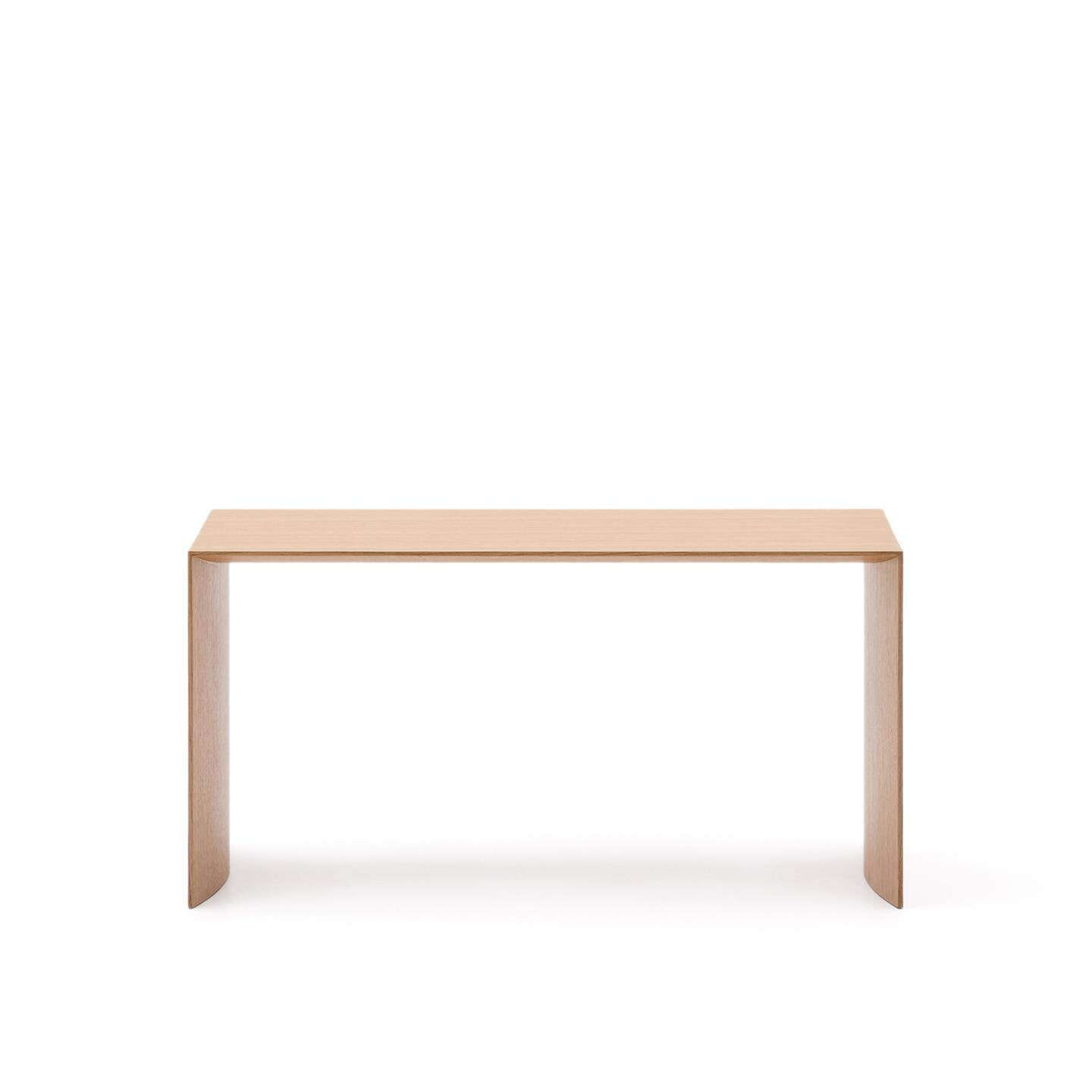Kave Home Salontafel 'Litto' Eiken, 90 x 45cm, kleur Naturel