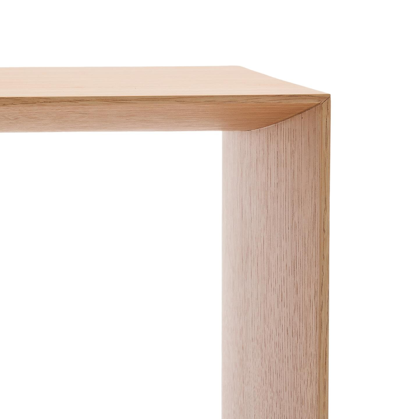 Kave Home Salontafel 'Litto' Eiken, 90 x 45cm, kleur Naturel